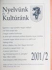 Antal Árpád - Nyelvünk és Kultúránk 2001/2. [antikvár]