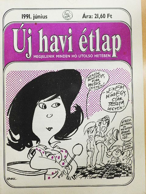 Új havi étlap 1991. június [antikvár]