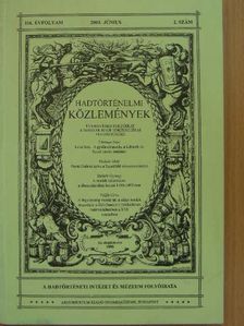 Balla Tibor - Hadtörténelmi Közlemények 2003. június [antikvár]