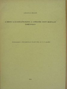 Baranyai Béláné - A bronz keresztelőmedence a gyöngyösi Szent Bertalan templomban [antikvár]