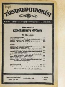 Bisztray Gyula - Társadalomtudomány 1942. május-június [antikvár]