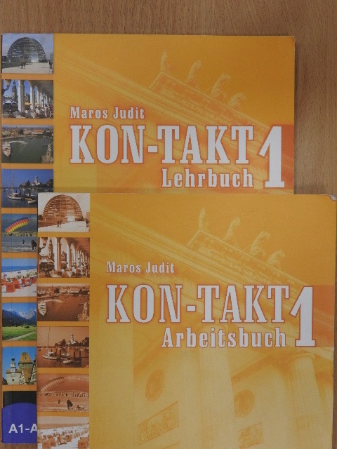 Maros Judit - KON-TAKT 1 - Lehrbuch/Arbeitsbuch A1-A2 [antikvár]