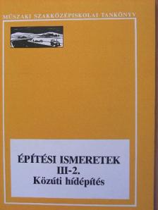 Bán Tivadarné - Építési ismeretek III-2. [antikvár]