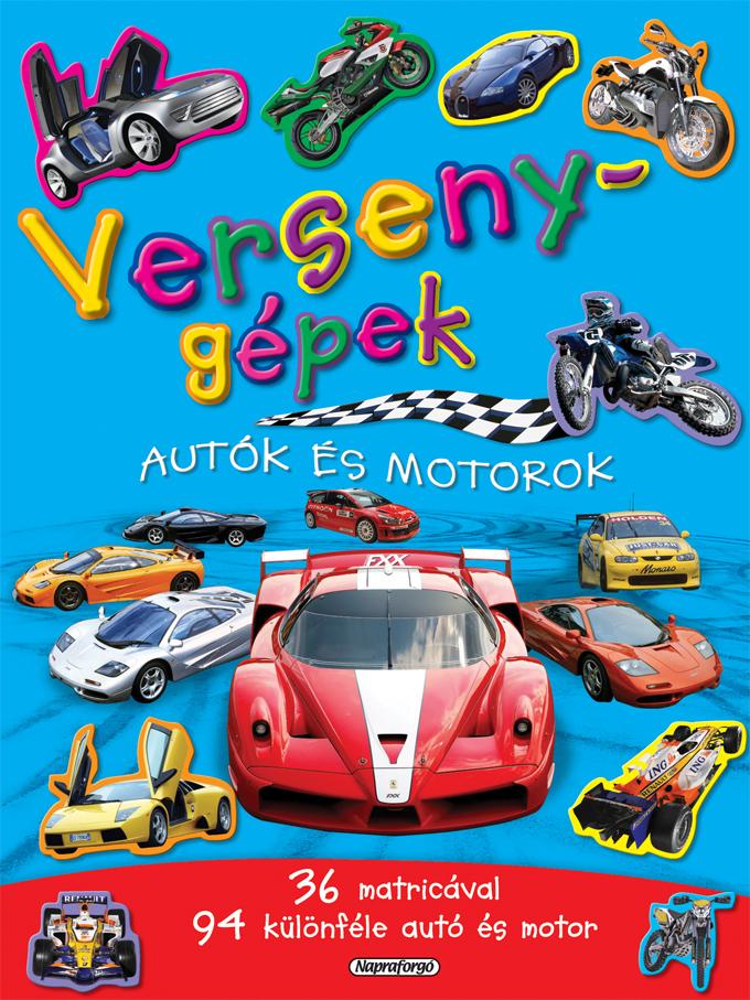 Mozgalmas matricásfüzet - Versenygépek