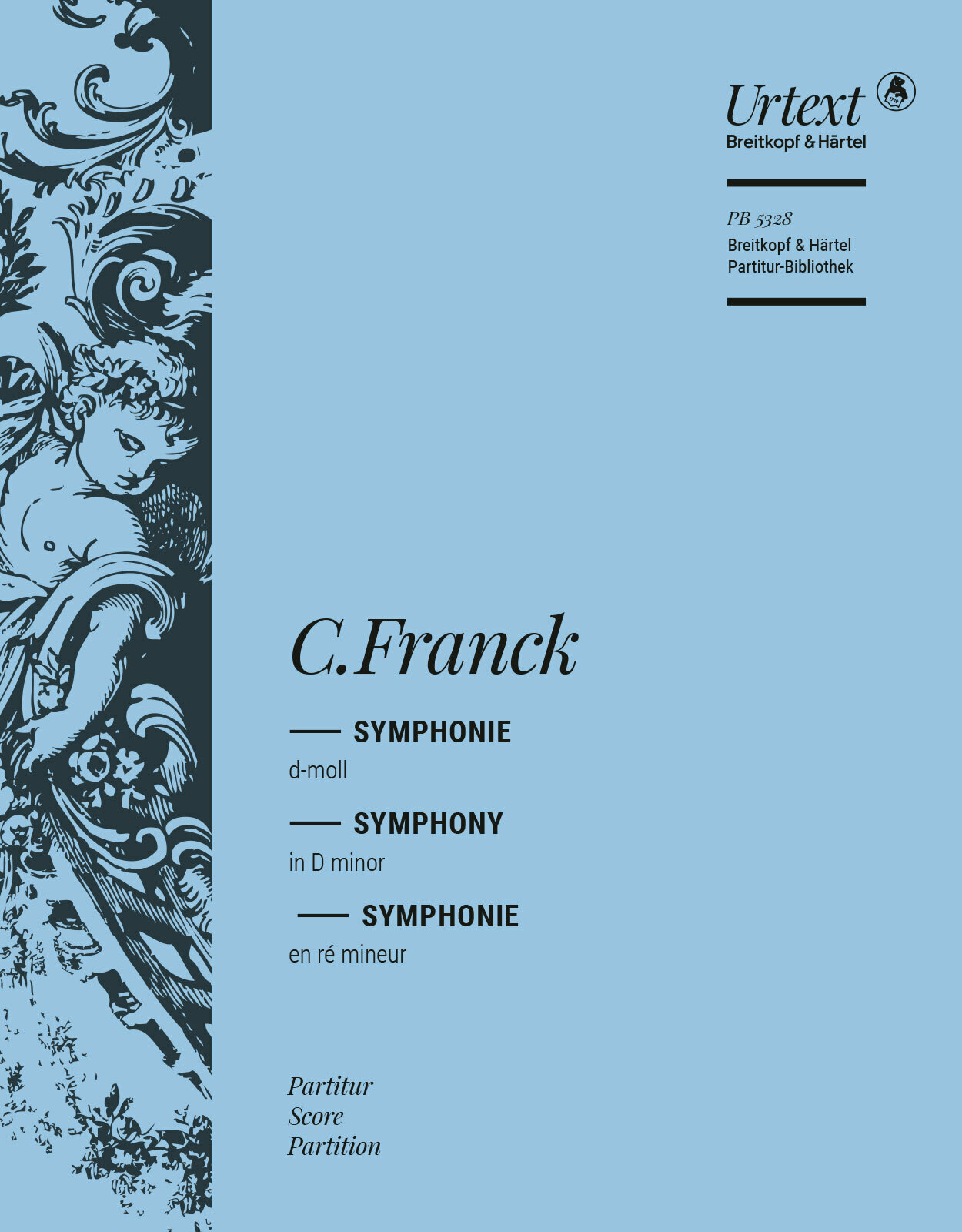 Franck - SYMPHONIE D-MOLL PARTITUR BREITKOPF URTEXT ANTIKVÁR