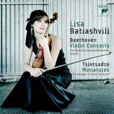 BEETHOVEN; TSINTSADZE - VIOLIN CONCERTO; MINIATURES CD BATIASHVILI