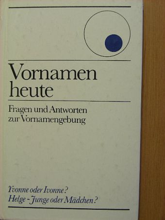 Gehard Schlimpert - Vornamen heute [antikvár]