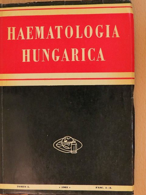 Barta I. - Haematologia Hungarica 1965/1-2. [antikvár]