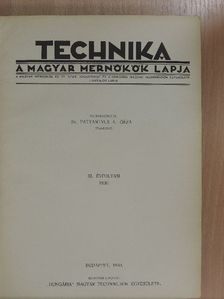 Babits Viktor - Technika 1930. (nem teljes évfolyam) [antikvár]