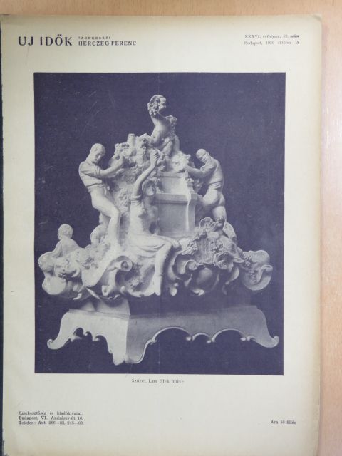 B. S. Aldrich - Uj Idők 1930. október 12. [antikvár]