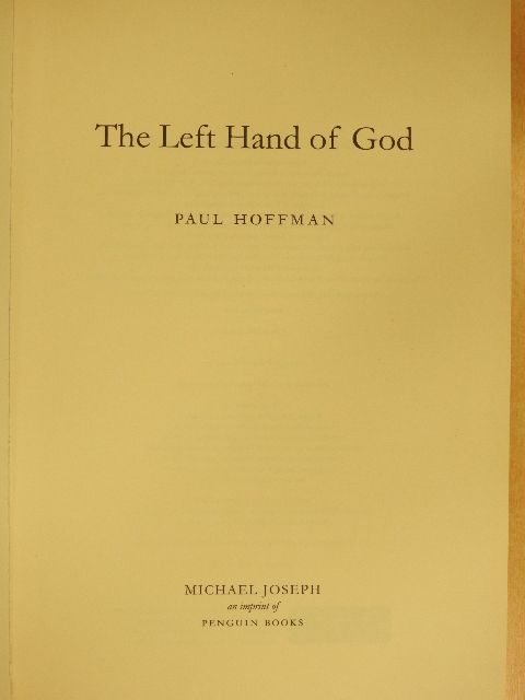 Paul Hoffman - The Left Hand of God [antikvár]
