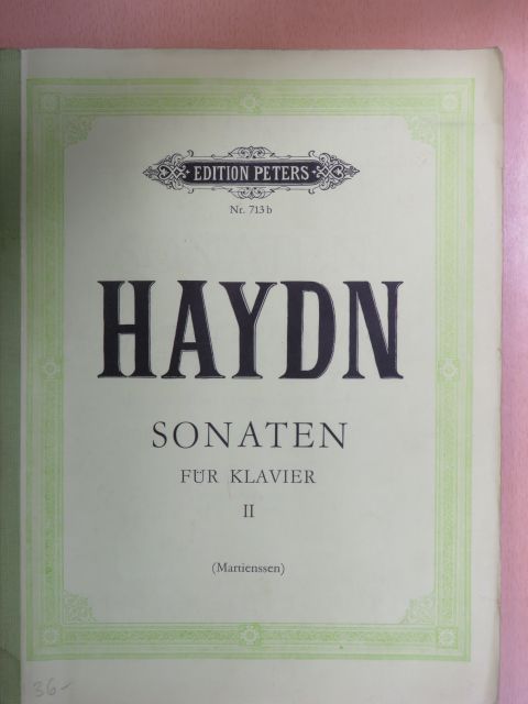 Joseph Haydn - Sonaten für Klavier zu zwei Händen II. [antikvár]