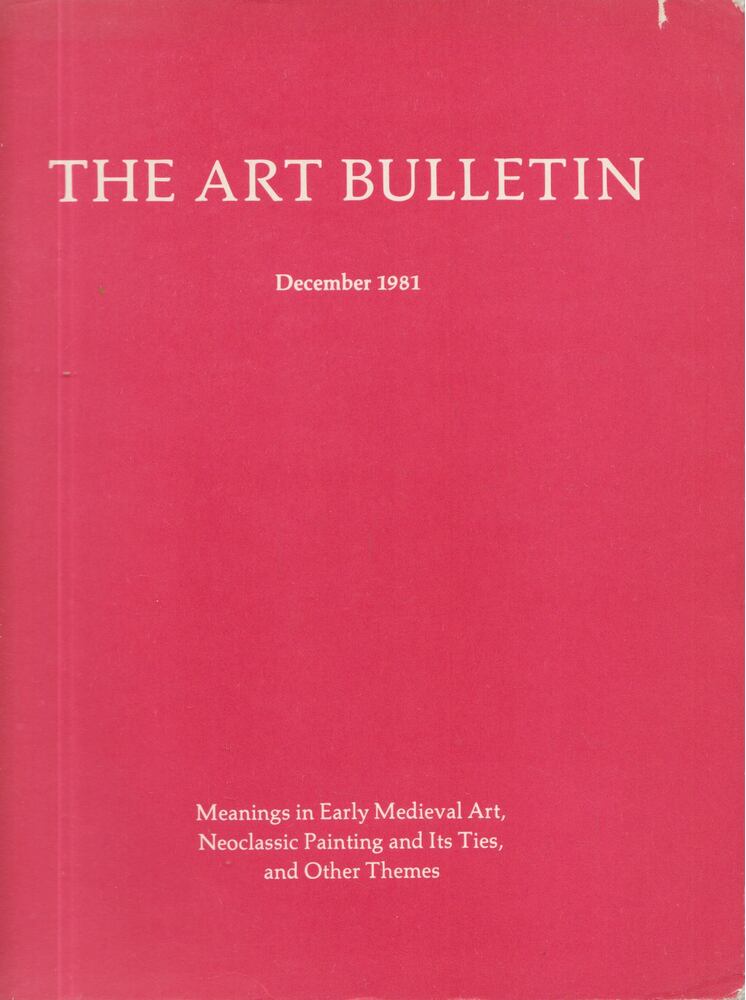 The Art Bulletin 1981/December [antikvár]