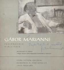 Gábor Marianne festőművész kiállítása [antikvár]
