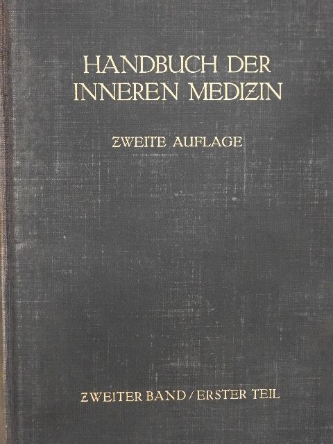 F. Külbs - Handbuch der Inneren Medizin II.1. [antikvár]