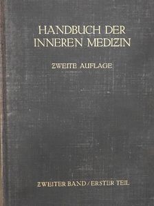 F. Külbs - Handbuch der Inneren Medizin II.1. [antikvár]