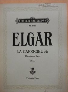 Edward Elgar - La capricieuse [antikvár]