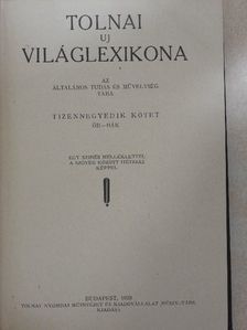 Tolnai uj világlexikona XIV. (töredék) [antikvár]