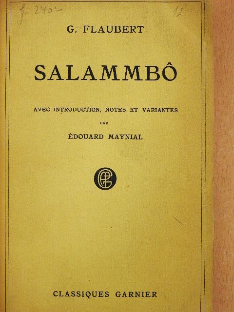 G. Flaubert - Salammbo [antikvár]