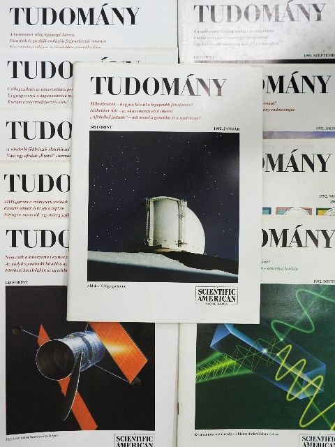 Tudomány 1992. (nem teljes évfolyam) [antikvár]