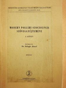 Emmil Durkheim - Modern polgári szociológia szöveggyűjtemény I. [antikvár]