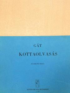 Gát József - Kottaolvasás [antikvár]