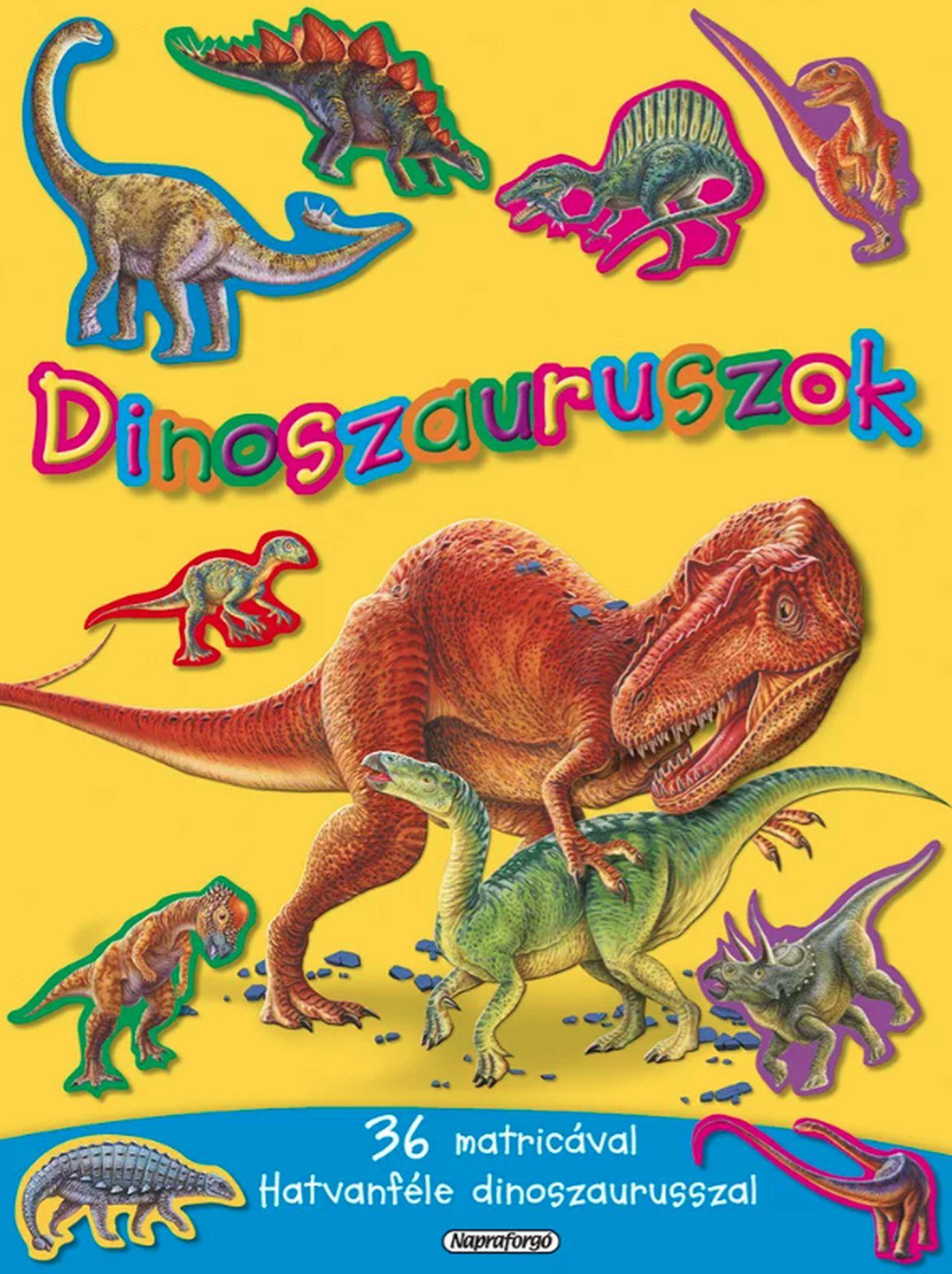 Mozgalmas matricásfüzet - Dinoszauruszok