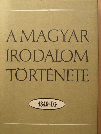 Bán Imre - A magyar irodalom története 1849-ig [antikvár]