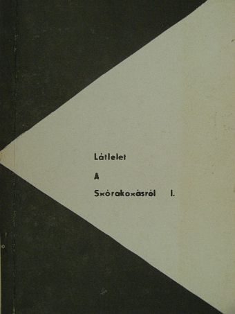 Murányi István - Látlelet a szórakozásról I. [antikvár]