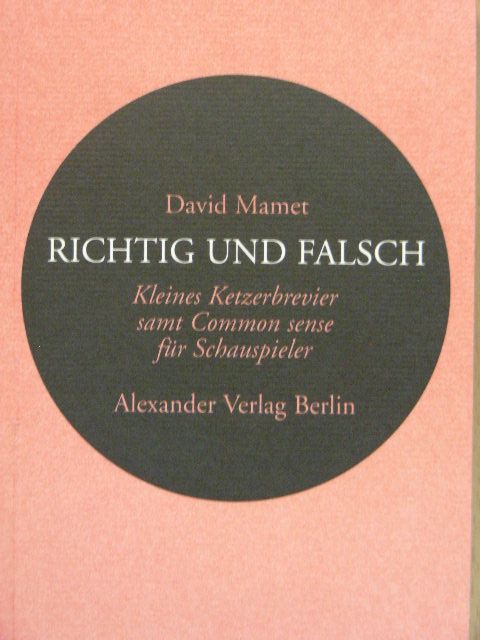 David Mamet - Richtig und Falsch [antikvár]