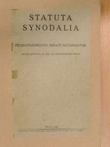 Statuta Synodalia [antikvár]