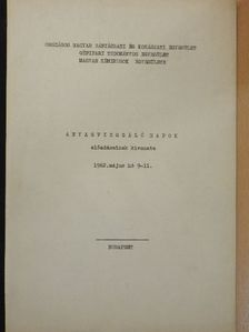 Fuchs Erik - Anyagvizsgáló napok előadásainak kivonata [antikvár]