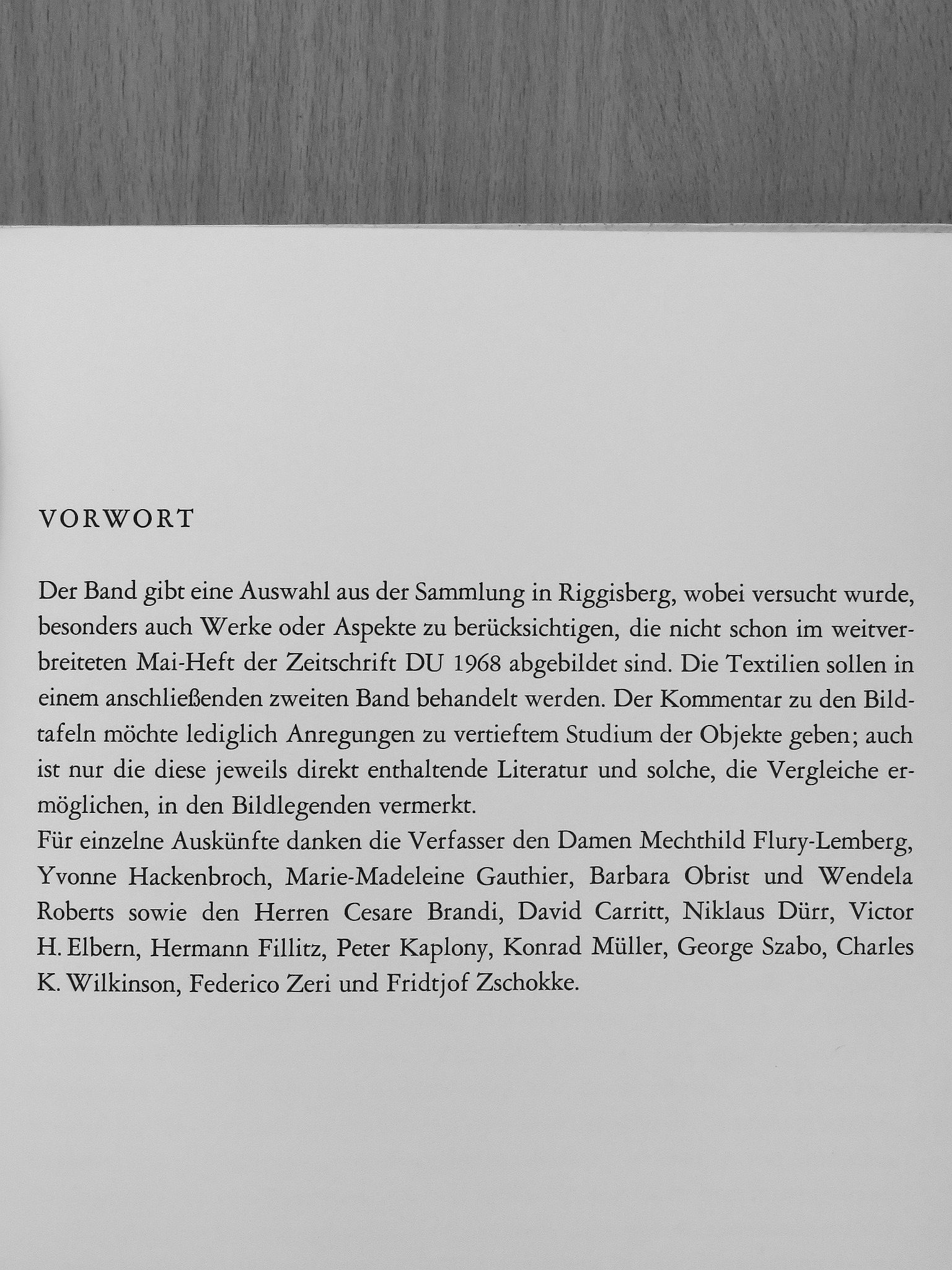 Karel Otavsky - Abegg-Stiftung Bern in Riggisberg I. [antikvár]