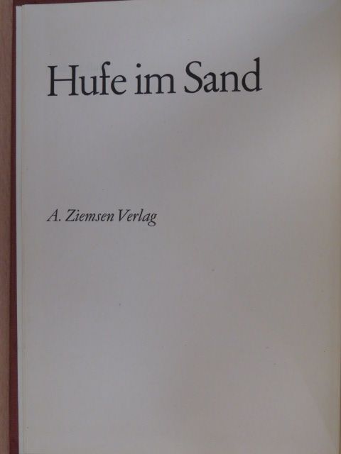 Eberhard Neisser - Hufe im Sand [antikvár]