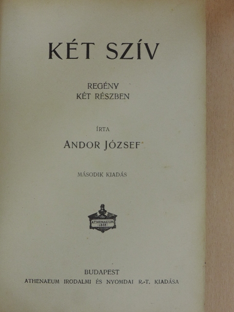 Andor József - Két szív [antikvár]
