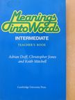 Adrian Doff - Meanings into Words - Intermediate - Teacher's Book [antikvár]
