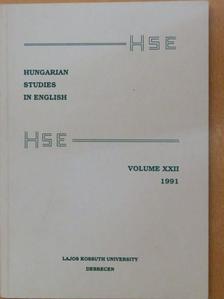 Anthony Gash - Hungarian Studies in English Volume XXII. [antikvár]