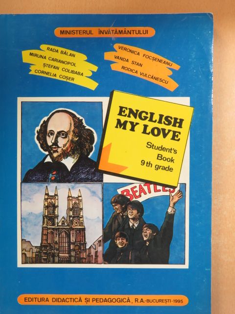 Cornelia Coser - English My Love - Student's Book - 9th grade [antikvár]