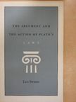 Leo Strauss - The Argument and the Action of Plato's Laws [antikvár]