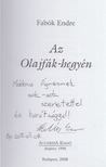 Fabók Endre - Az Olajfák-hegyén (dedikált) [antikvár]