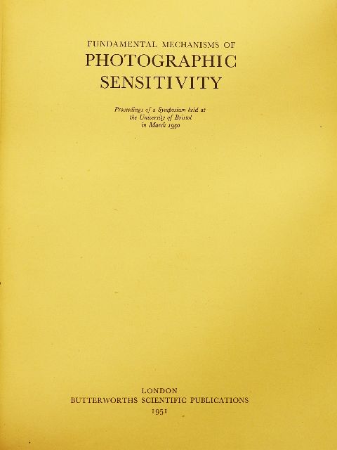 H. Pick - Fundamental Mechanisms of Photographic Sensitivity [antikvár]