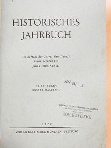 Historisches Jahrbuch 1970/I-II. [antikvár]