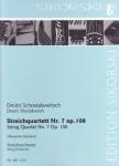 SOSZTAKOVICS / SCHOSTAKOWITSCH - STREICHQUARTETT NR.7 OP.108 STREICHORCHESTER (RASKATOV) PARTITÚRA