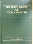 Garry D. Brewer - The foundations of Policy Analysis [antikvár]