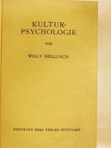 Dr. Dr. Willy Hellpach - Kulturpsychologie [antikvár]