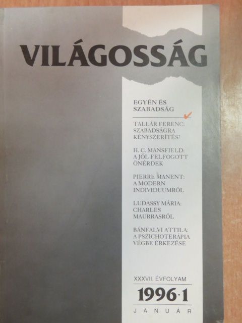 Bánfalvi Attila - Világosság 1996. január [antikvár]