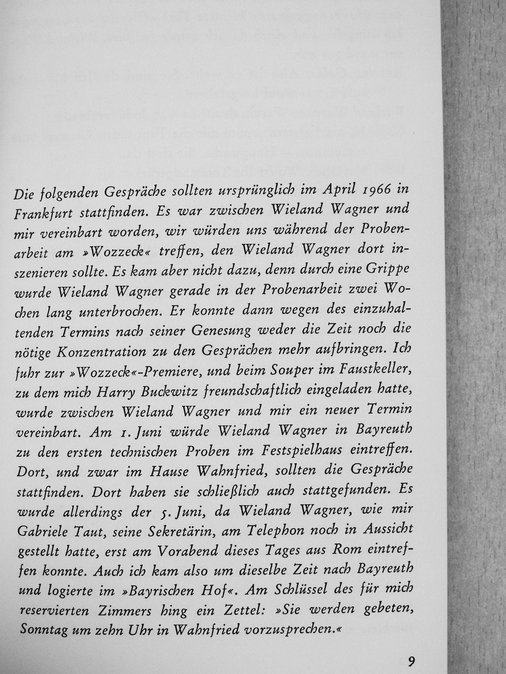 Antoine Goléa - Gespräche mit Wieland Wagner [antikvár]