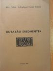 Auber János - Kutatási eredmények [antikvár]