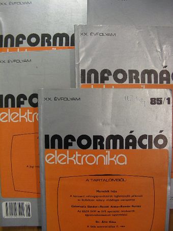 Herman Iván - Információ-elektronika 1985. (nem teljes évfolyam) [antikvár]