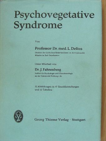 Dr. J. Fahrenberg - Psychovegetative Syndrome [antikvár]